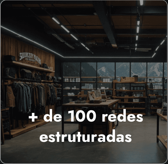 Loja com a métrica de mais de 100 redes estruturadas